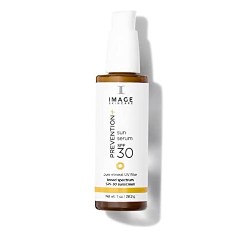 0819984018389 - IMAGE SKINCARE PREVENTION+ SUN SERUM SPF 30 MINERAL SUNSCREEN FOR FACE, NON COMEDOGENIC, WEAR UNDER MAKEUP, PERFECT TRAVEL SIZE, UNTINTED 1.5 OZ