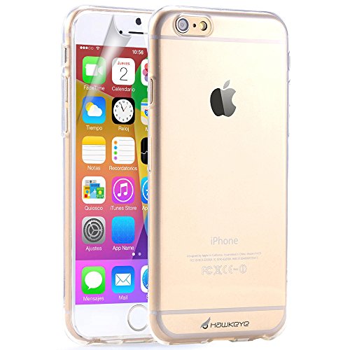 0820103129510 - TRANSPARENT IPHONE 6 CASE, HAWKEYE® - ULTRA SLIM, LIGHTWEIGHT - BEST PREMIUM FLEXIBLE SOFT GEL TPU SCRATCH-PROOF CASE FOR IPHONE 6 (4.7) 2014 - PERFECT FOR ME