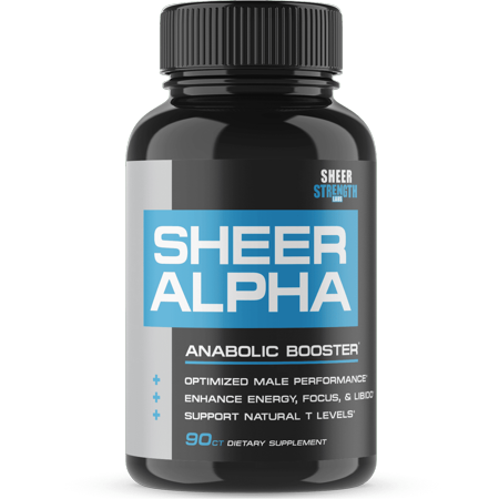 0820103175098 - #1 TESTOSTERONE BOOSTER SUPPLEMENT SHEER ALPHA - 100% NATURAL SCIENCE-BASED FORMULA GUARANTEES REAL RESULTS OR YOUR MONEY BACK - FULL 30 DAY SUPPLY