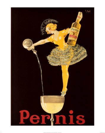 0820103440219 - PERNIS WINE. VINTAGE ADVERTISING REPRODUCTION POSTER (16 X 20)