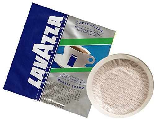 0820103516020 - LAVAZZA GRAN FILTRO DECAFFEINATED COFFEE PODS, 450-GRAMS (50 PACK)