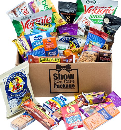 0820103755214 - HEALTHY CARE PACKAGES (40 COUNT) SNACK PACKS | CARE PACKAGES FOR COLLEGE STUDENTS AND SNACKS FOR MILITARY