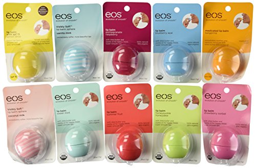 0820108870837 - EOS LIP BALM (PACK OF 10 (LIMITED EDITION))