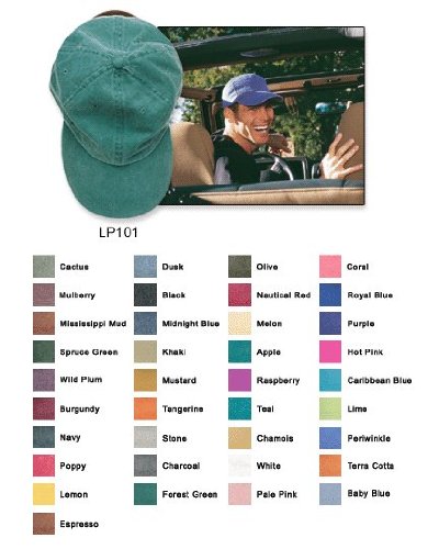 0820599097669 - ADAMS 6-PANEL LOW-PROFILE WASHED PIGMENT-DYED CAP, ONE SIZE, CACTUS
