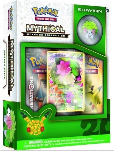 0820650118715 - POKEMON SHAYMIN MYTHICAL COLLECTION GENERATIONS BOOSTER PACKS BOX SET - 2 BOOSTER PACKS + PROMOS