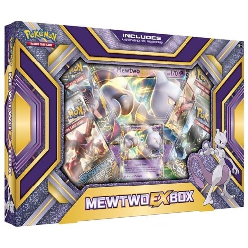 0820650802706 - POKEMON TCG: MEWTWO-EX BOX - PROMO CARDS 4 BOOSTER PACKS ONLINE CODE