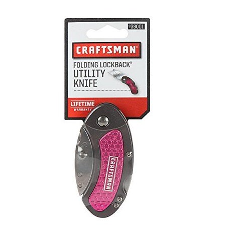 0820909005827 - 2.25 BLADE FOLDING LOCK BACK UTILITY KNIFE (MULTIPLE COLORS AVAILABLE)