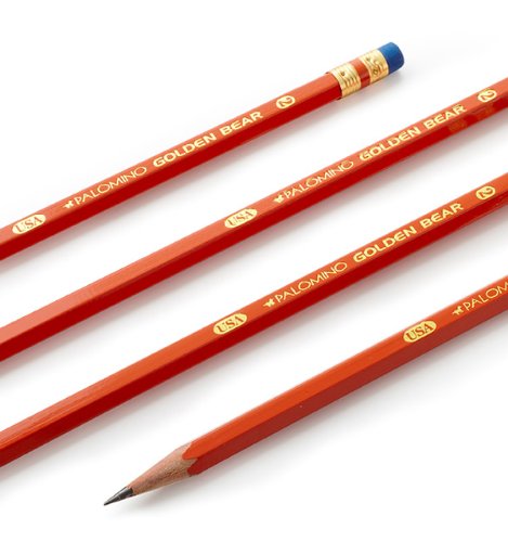 0820933210204 - GOLDEN BEAR ORANGE #2 PENCILS (144 PACK) - MADE IN THE USA