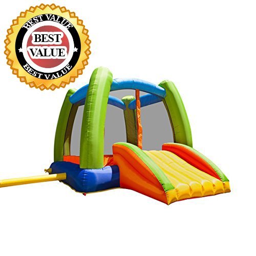 0821079034181 - MAGIC, SUPER FUN INFLATABLE BOUNCE HOUSE, JUMPERS WITH SLIDES FOR CHILDREN, KIDS, GIRLS, BOYS, TODDLERS & BABY. THESE BIG BOUNCERS MAKE GREAT GIFT IDEAS FOR BACKYARD PARTY INDOOR & OUTDOOR. HIGH QUALITY, SAFE & DURABLE!