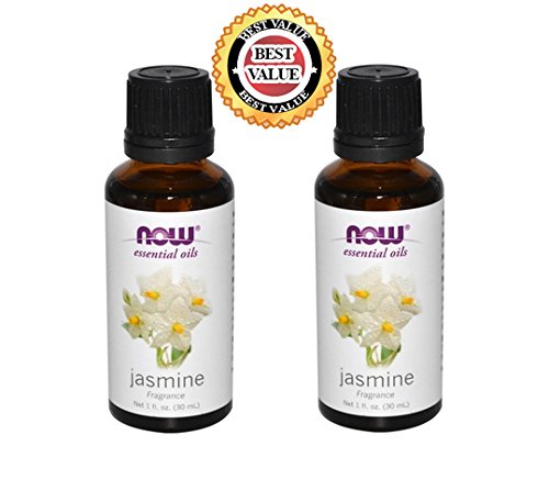 0821079034297 - NATURAL ORGANIC AROMATHERAPY PURE BOTANICAL THERAPEUTIC GRADE NOW FOODS ESSENTIAL OILS SET. 2-PACK OF JASMINE. BEST FOR BALANCE, HEALING, RELIEVE, SLEEP, WEIGHT LOSS, HAIR, COOKING, PURIFY BLENDS, DIFFUSER, PERFUME, STRESS & MASSAGE. BEST, GREAT GIFT IDE