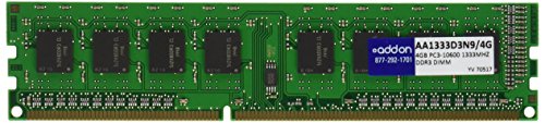 0821455020692 - ADDON-MEMORY 4 GB DDR3 1333 (PC3 10600) RAM AA1333D3N9/4G