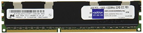 0821455022184 - ADDON-MEMORY 4 GB DDR3 1333 (PC3 10600) RAM AM1333D3DRRN9/4G