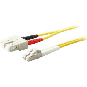 8214550334184 - ADD-ON COMPUTER 3M LC (MALE) TO SC (MALE) YELLOW DUPLEX SINGLE-MODE FIBER PATCH CABLE (ADD-SC-LC-3M9SMF)