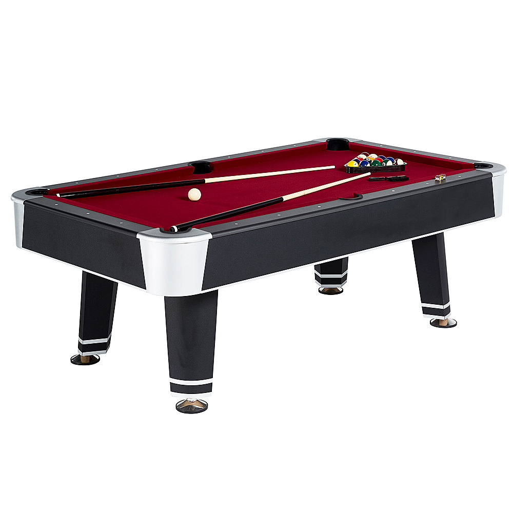 0821735300261 - MD SPORTS - ARCADE STYLE AVONDALE BILLIARDS POOL TABLE WITH ACCESSORY KIT - RED