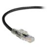 0822088073857 - BLACK BOX GIGATRUE 3 CAT6 550-MHZ LOCKABLE PATCH CABLE - CATEGORY 6 FOR NETWORK DEVICE - PATCH CABLE - 5 FT - 1 X RJ-45 MALE NETWORK - 1 X RJ-45 MALE NETWORK (C6PC70-BK-05)