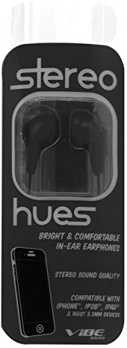 0822248557876 - VIBE STEREO SOUND HUES EARBUDS - BLACK