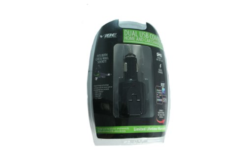 0822248837237 - VIBE E-SSENTIAL DUAL USB 4 PORT CAR CHARGER