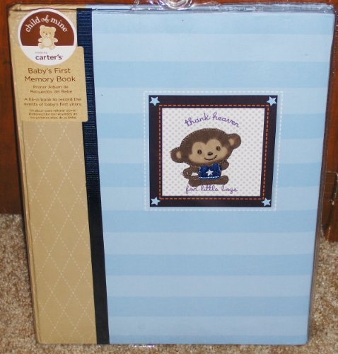 0082272733886 - CARTER'S CHILD OF MINE BABY'S FIRST MEMORY BOOK THANK HEAVEN FOR LITTLE BOYS
