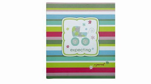 0082272807037 - C.R. GIBSON PREGNANCY JOURNAL, EXPECTING STRIPES