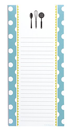 0082272976610 - C.R. GIBSON CM1-14120 KITCHEN GEAR MAGNETIC SHOPPING LIST PAD, MULTICOLOR