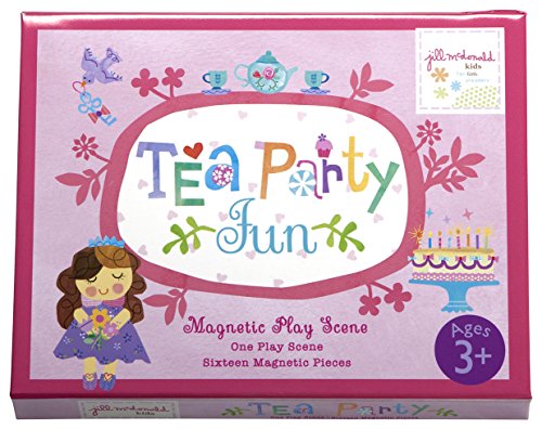 0082272982758 - C.R. GIBSON TEA PARTY MAGNETIC PLAY SCENE