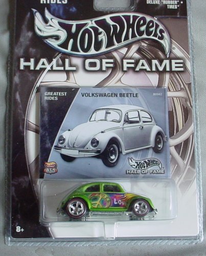 0082332000057 - HOT WHEELS HALL OF FAME GREATEST RIDES VOLKSWAGEN BEETLE 1:64 SCALE COLLECTIBLE DIE CAST CAR