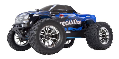 0823951090049 - REDCAT RACING NITRO 2.4GHZ VOLCANO S30 TRUCK, 1/10 SCALE, BLUE/SILVER