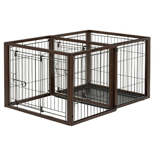 0823951103800 - 2-IN-1 PET CRATE & PLAY PEN FOR SMALL DOGS