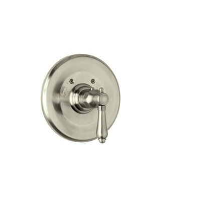 0824438087491 - ROHL A4914LCSTN A6400LPAPC ROHL COUNTRY BATH TRIM ONLY CONCEALED THERMOSTATIC VALVE WITH CRYSTAL LEVER, SATIN NICKEL
