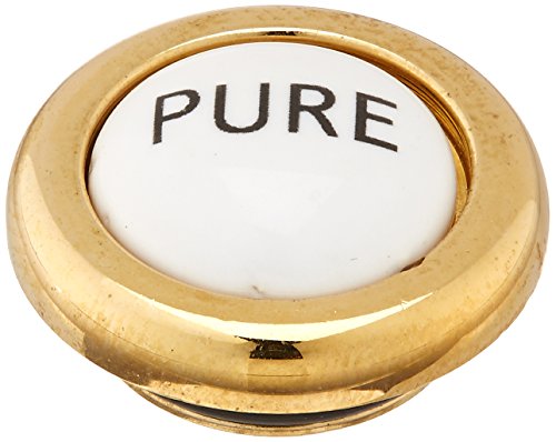 0824438131590 - ROHL C7698PPIB COUNTRY KITCHEN PRESSURE FIT PORCELAIN SCREW COVER CAP INDICE COMPLETE WITH INCA BRASS TRIM AND PURE LETTERING IN ENGLISH TO ALL A1435 AND A1635