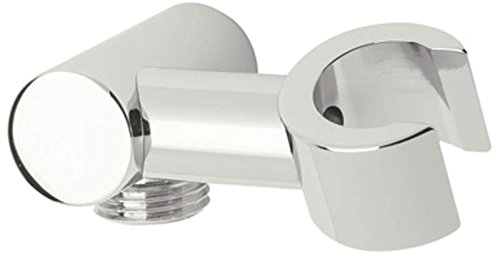 0824438266261 - ROHL 1630PN CYLINDRIC PIVOTING HANDSHOWER HOLDER WITH 1/2M OUTLET AND 1/2F INLET TO WALL MOUNT HANDSHOWERS, POLISHED NICKEL