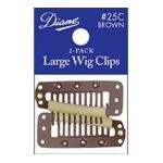 0824703000255 - LARGE BROWN WIG CLIPS