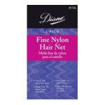 0824703196217 - FINE NYLON HAIR NETS MEDIUM BROWN