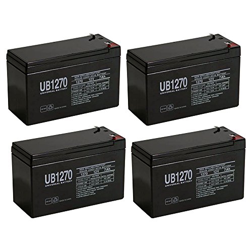 0082481333907 - 12V 7AH SLA BATTERY REPLACEMENT FOR ENERSYS GENESIS ECO GS12V7AH - 4 PACK