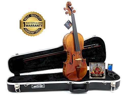 0825232517429 - D'LUCA PROV-CA900-44 STRAUSS 900 J.S. ANTIQUE FINISH VIOLIN 4/4 WITH SKB MOLDED CASE