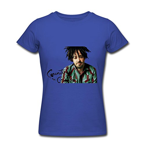 8262306541744 - ZHEDZU WOMEN'S COUNTING CROWS LEAD SINGER POSTER COOL T SHIRT COTTON ROYAL BLUE XXL
