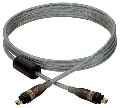 0826388100237 - ACCELL A003C-006H FIREWIRE GOLD SERIES CABLE - 4-PIN/4-PIN, 6 FEET (1.8 METERS)