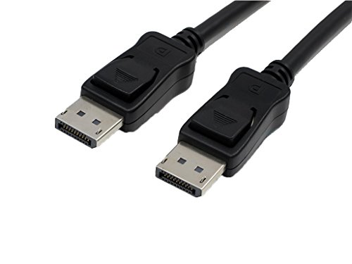 0826388107700 - ACCELL B142C-010B-2 10FT ULTRAAV DISPLAYPORT TO DISPLAYPORT 1.2 CABLE WITH LOCKING LATCHES - 10 FEET (3 METERS), POLY BAG PACKAGING