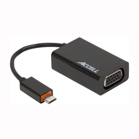 0826388108660 - ACCELL SLIMPORT TO VGA ADAPTER