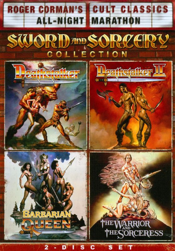 0826663126853 - ROGER CORMAN'S CULT CLASSICS SWORD AND SORCERY COLLECTION (DEATHSTALKER, DEATHSTALKER II, THE WARRIOR AND THE SORCERESS & BARBARIAN QUEEN)
