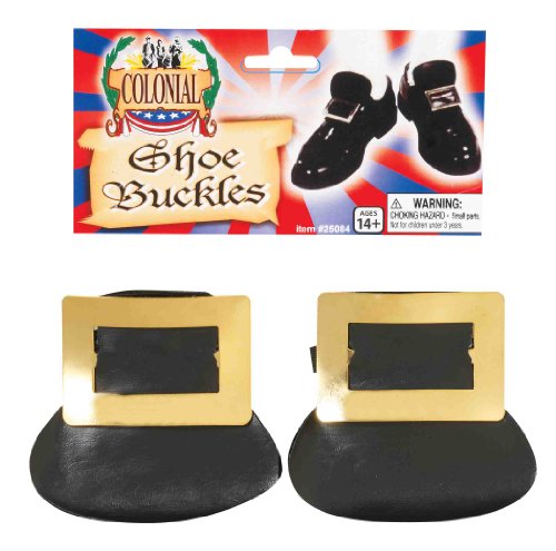 0082686007146 - COLONIAL SHOE BUCKLES GOLD