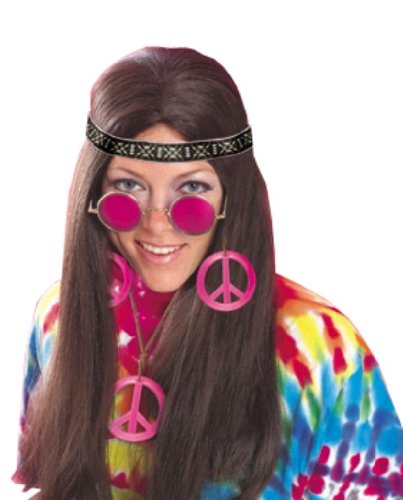 0082686011839 - RUBIE'S COSTUME FEELING GROOVY FEMALE HIPPY ACCESSORY KIT, MULTICOLORED, ONE SIZE