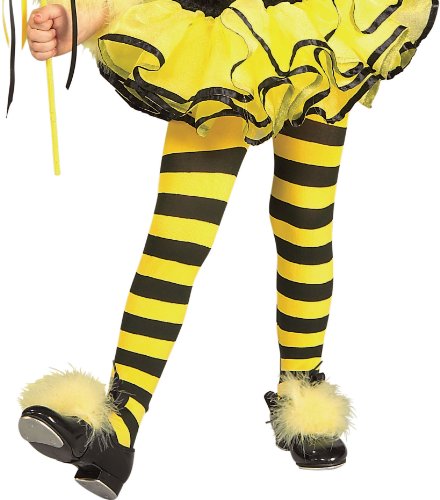 0082686075701 - RUBIES STRIPED CHILD BUMBLE BEE TIGHTS