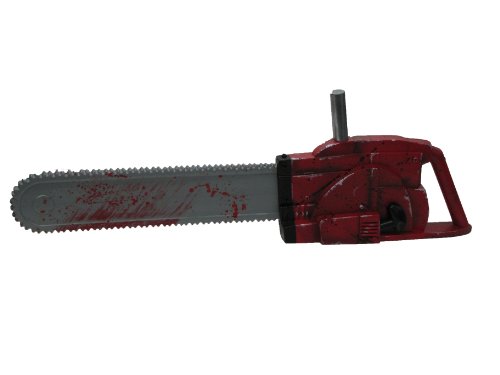 0082686304962 - TEXAS CHAINSAW MASSACRE 3D CHAINSAW WITH SOUND, RED, ONE SIZE