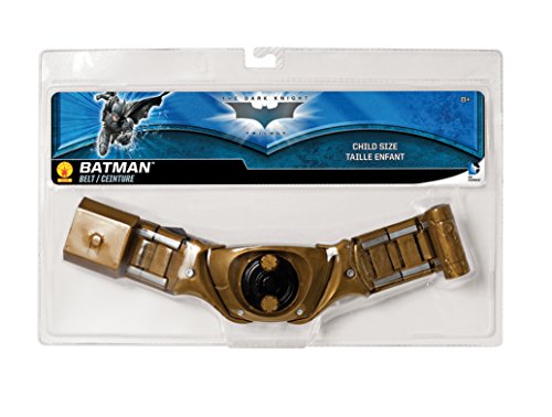 0082686307406 - BATMAN: THE DARK KNIGHT RISES: BATMAN UTILITY BELT, CHILD SIZE (GOLD)