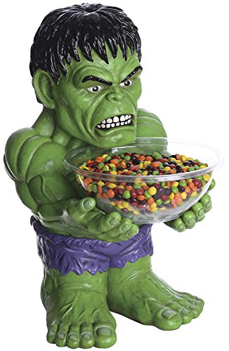 0082686356718 - RUBIES COSTUME MARVEL UNIVERSE CLASSIC COLLECTION HULK CANDY BOWL HOLDER