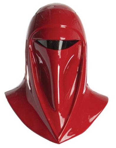 0082686650199 - STAR WARS ADULT SUPREME EDITION IMPERIAL GUARD HELMET, RED, ONE SIZE COSTUME