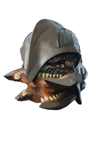 0082686684620 - HALO UNIVERSE ARBITER OVERHEAD LATEX MASK, BROWN, ONE SIZE