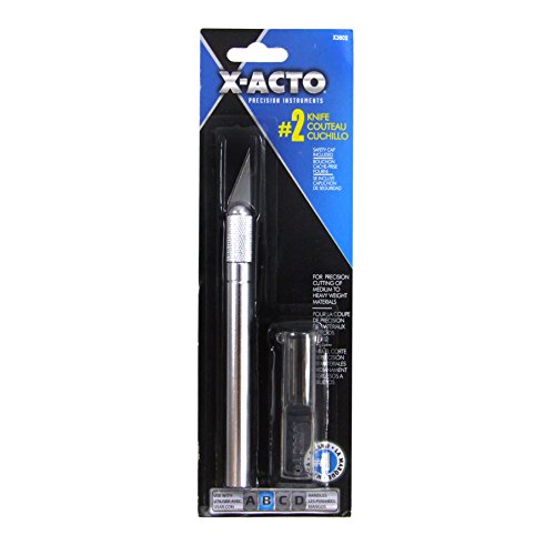 8271072733574 - ELMERS X-ACTO #2 KNIFE WITH CAP, SILVER (X3602)