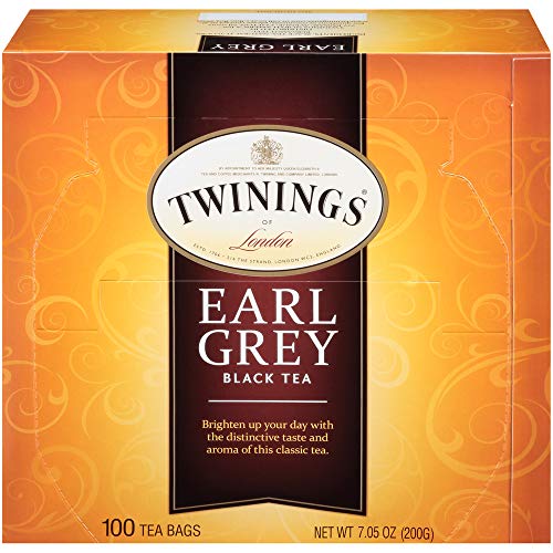 0827165671353 - TWININGS OF LONDON EARL GREY BLACK TEA BAGS, 100 COUNT (PACK OF 1)